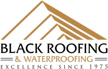 Black Roofing and Waterproofing Logo